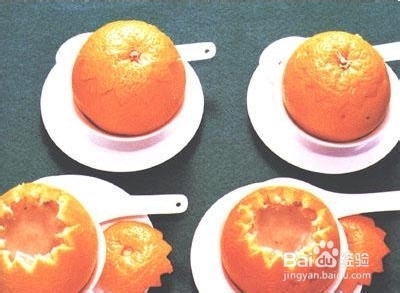 潮汕特色小吃—香橙银杏盅做法