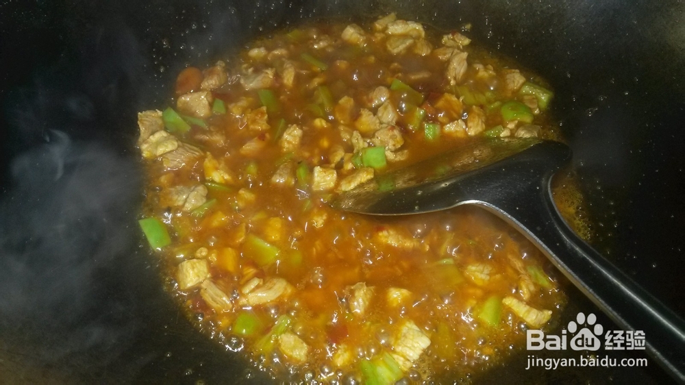 豌豆炒肉丁做法