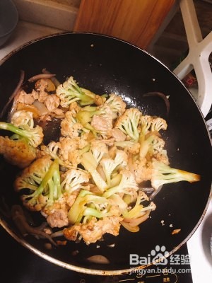 不用干锅的花菜