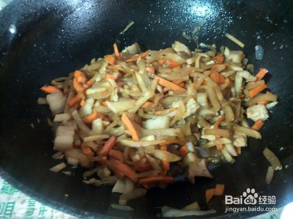 萝卜胡萝卜丝炒肉