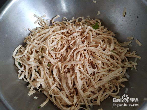 凉拌豆腐丝的做法