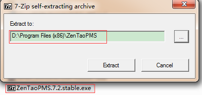 win7下安装禅道开源版7.2.stable