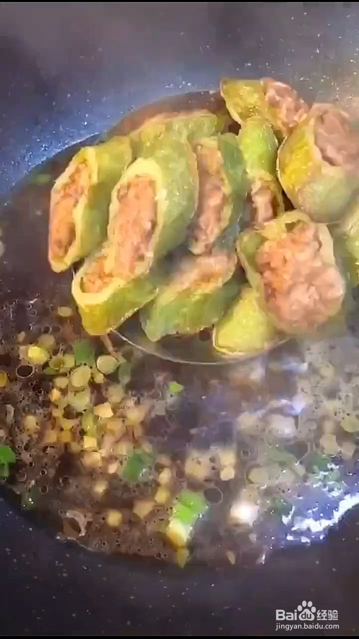 青椒和肉馅怎么做？