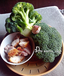 【西兰花炒烧肉】