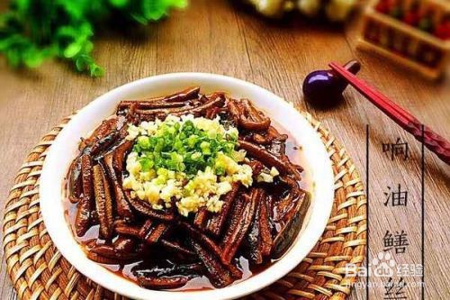 响油鳝丝的做法