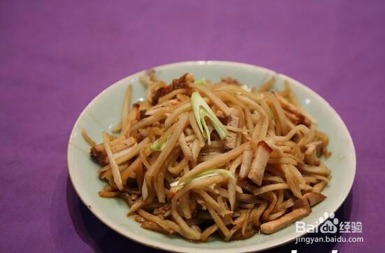 炒萝卜条的做法