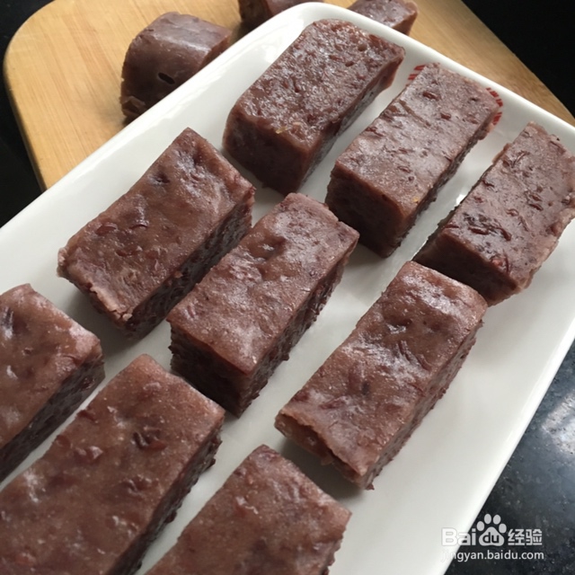 爽脆可口的红豆糯米糕