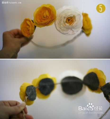 编制美丽的花环