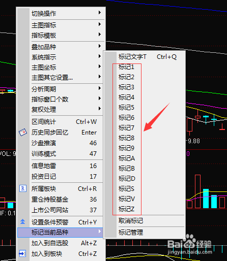 通达信如何对特殊的股票做标记