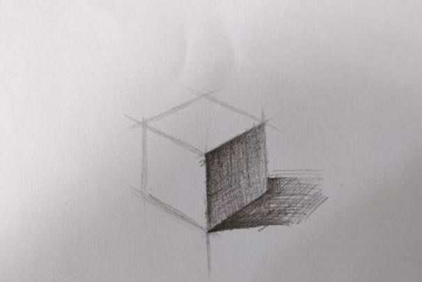 素描如何画六面体