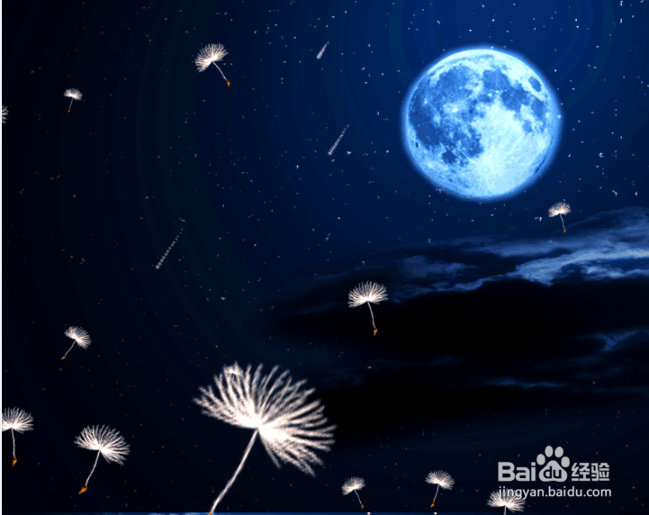 ae如何制作流星实例方法。