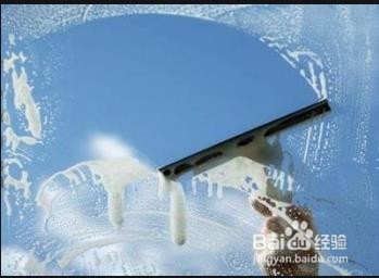 玻璃清洗小窍门