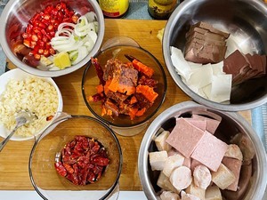 超级下饭毛血旺