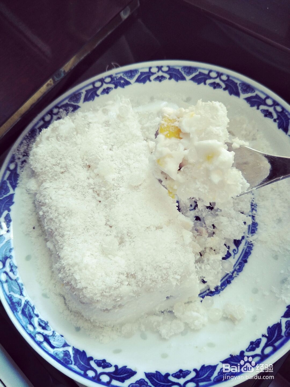 宝宝也爱吃的椰汁西米水果糕