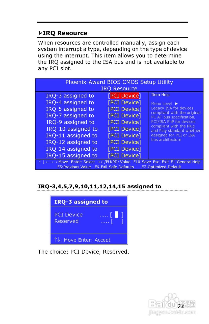 深蓝宇PCM-6401工业主板用户手册:[8]