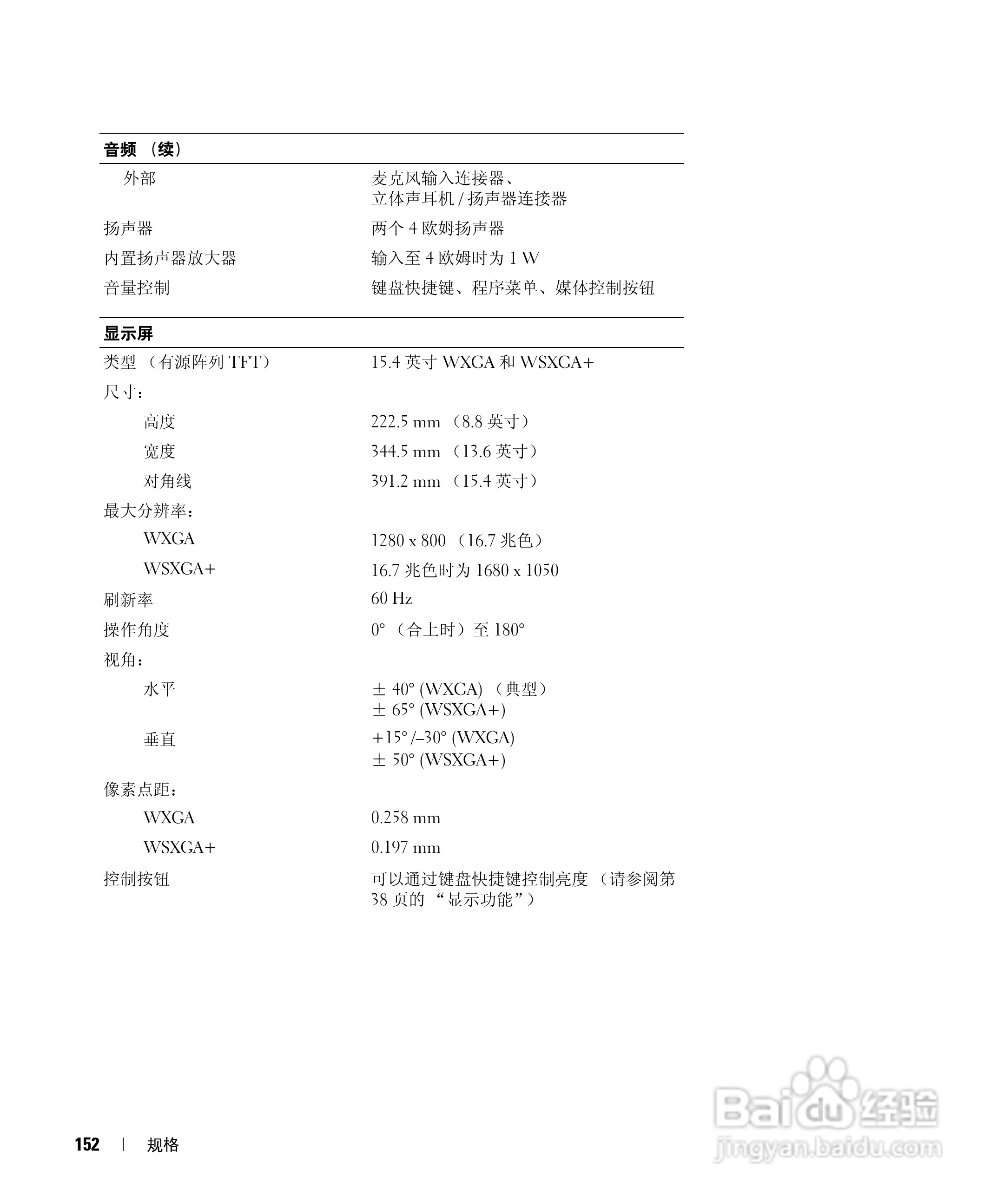 戴尔Inspiron E1505笔记本电脑使用说明书:[16]