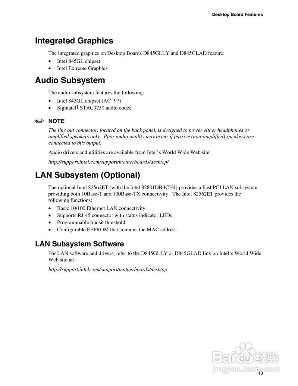 英特尔D845GLAD型主板说明书:[2]