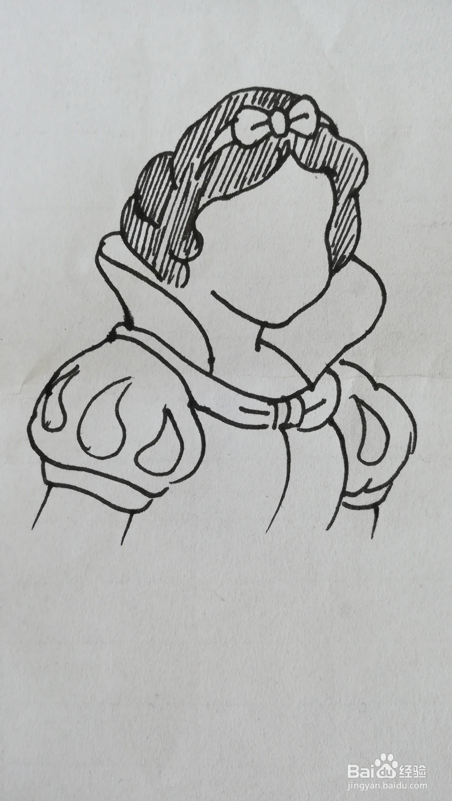 公主肖像简笔画 公主简笔画