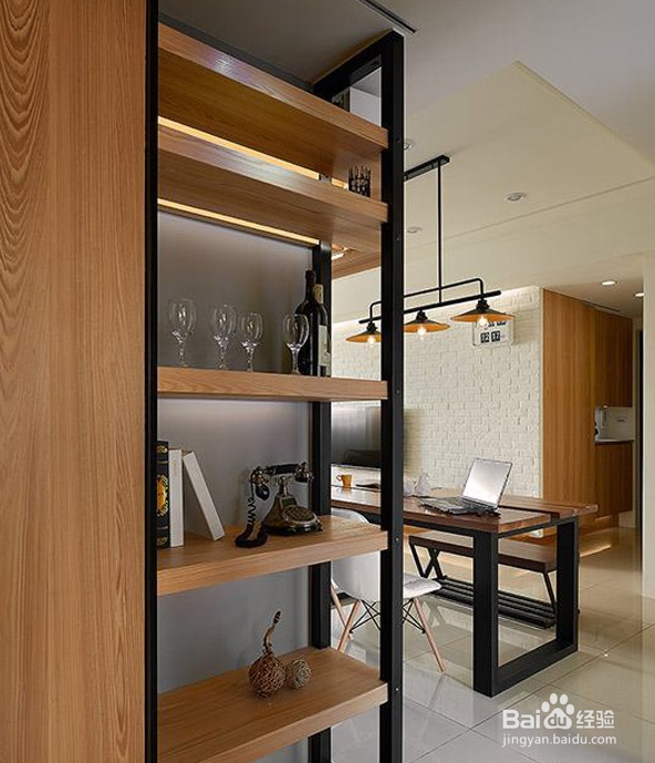 休闲雅致工业居宅的室内效果图