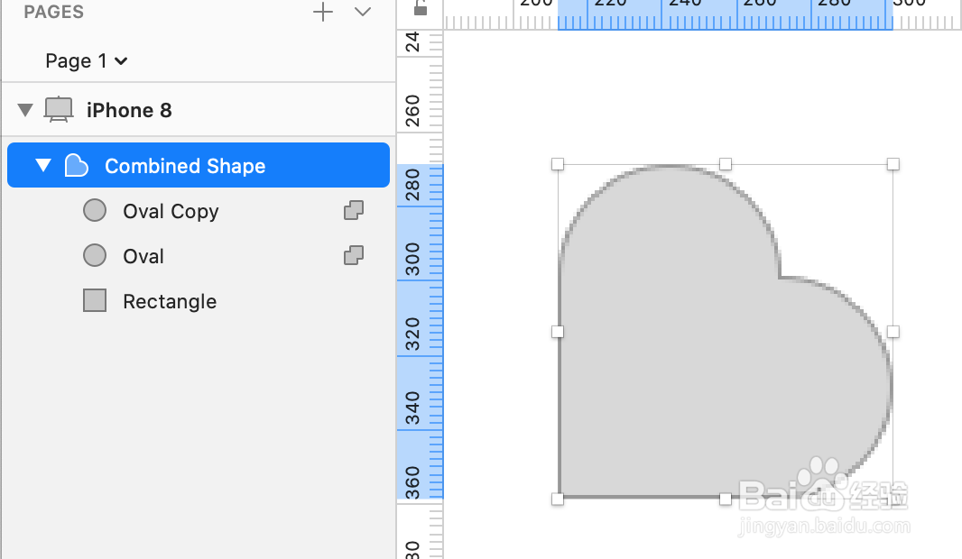 在Sketch中怎样拆解爱心的画法