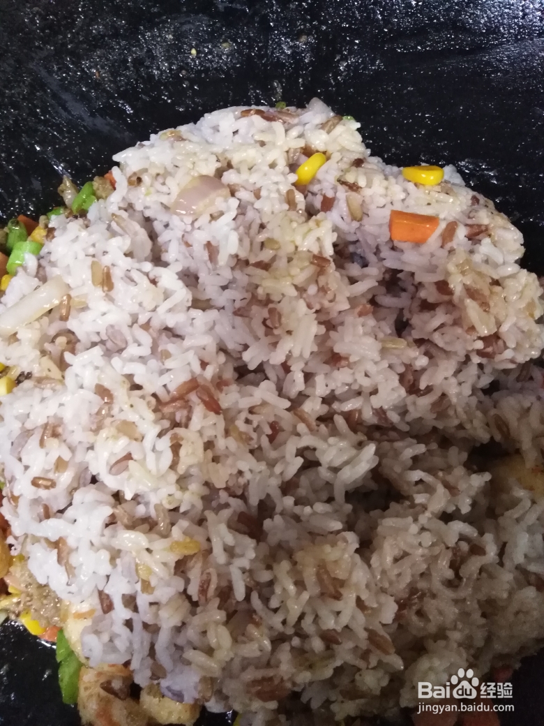 超级过瘾的海虾芝士饭