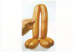 魔法气球造型系列之精品气球小狗