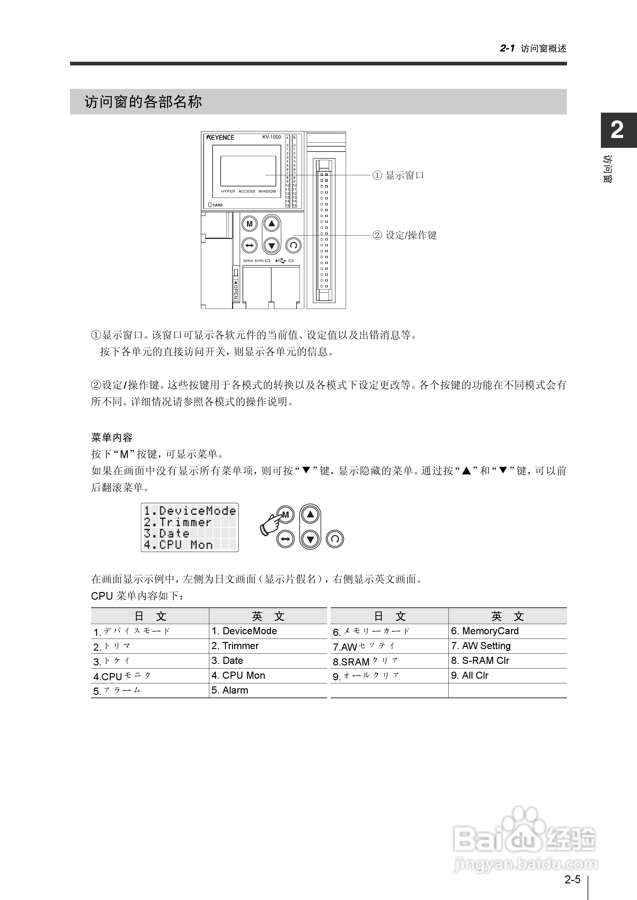 基恩士KV-1000系列高速多功能应用电力网络路由器说明:[8]