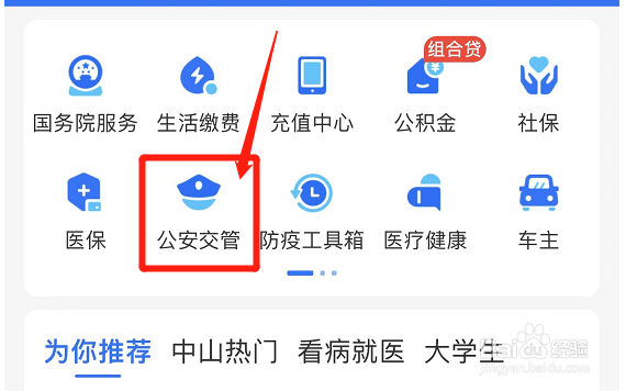 支付宝怎么查询车辆违章处理情况