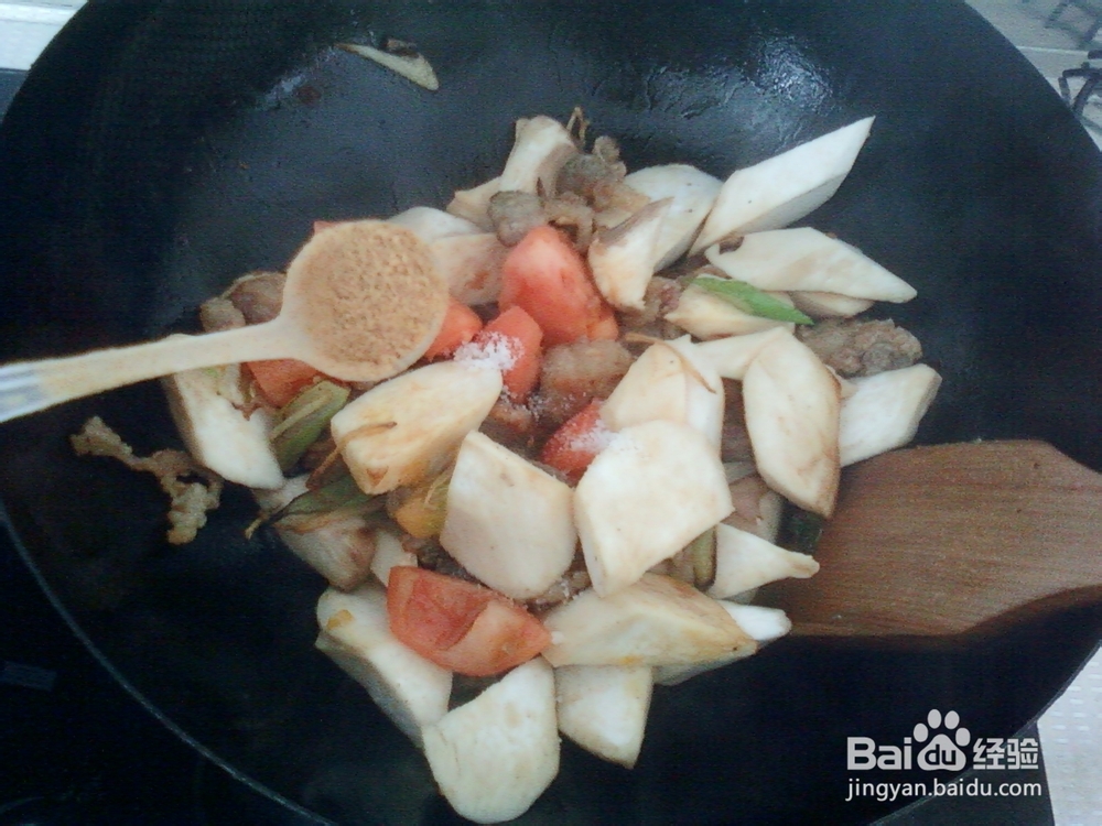 杏鲍菇炒小酥肉