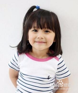 儿童短发怎么扎好看