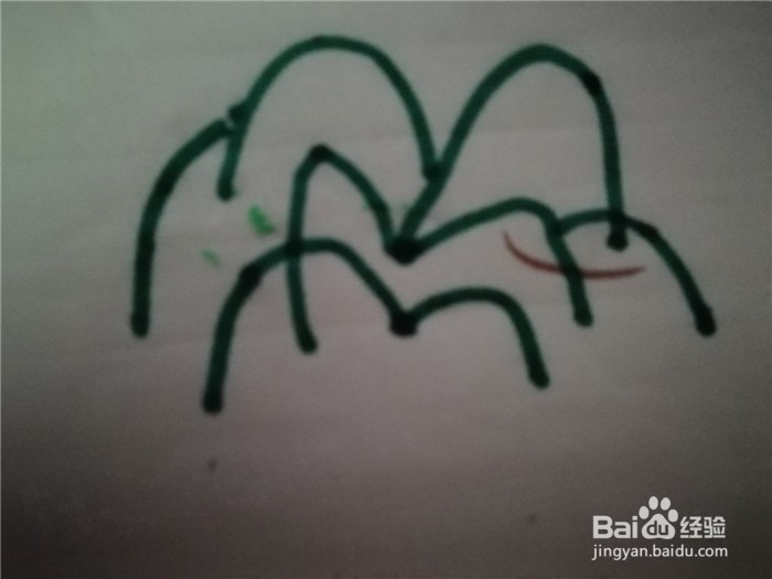 如何用简笔画画柳树