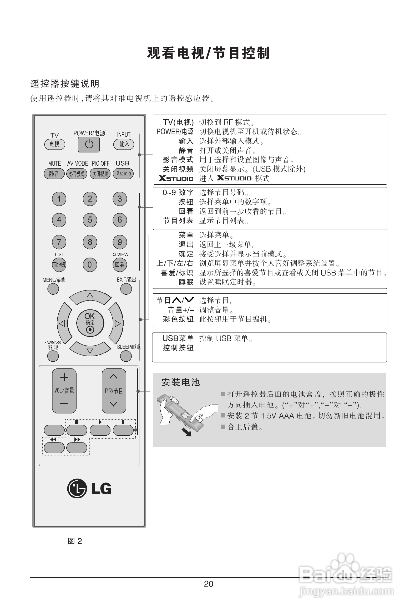 LG 32LH20RC-TA彩电使用说明书:[3]