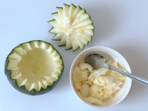 南瓜盅炖磷虾粥