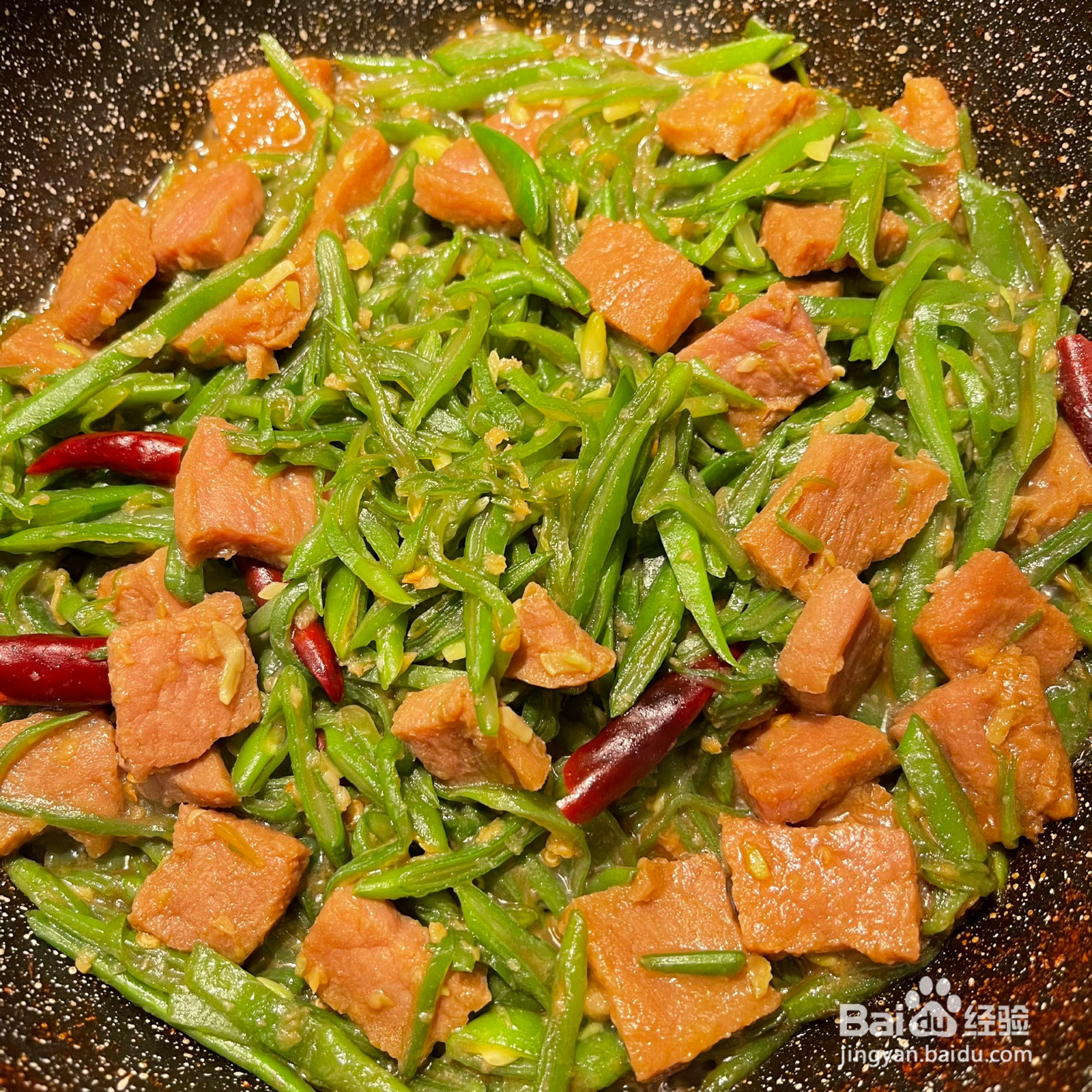 家常菜扁豆炒牛肉的做法