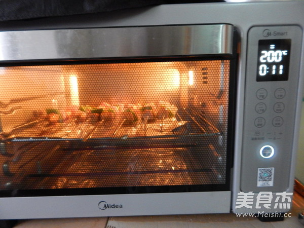 时蔬鸡肉串的做法