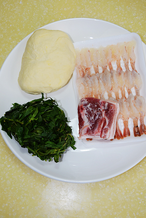 山苜楂虾仁饺子