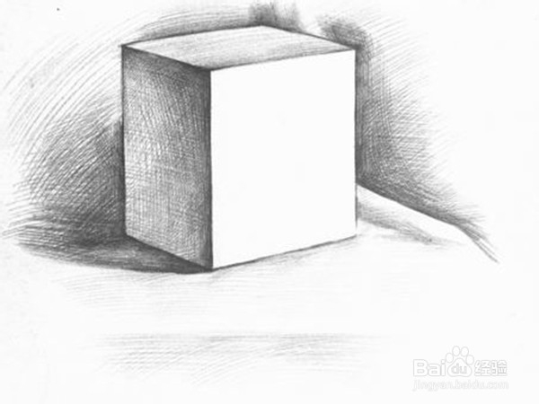 如何用铅笔画出一个简单的立体物体