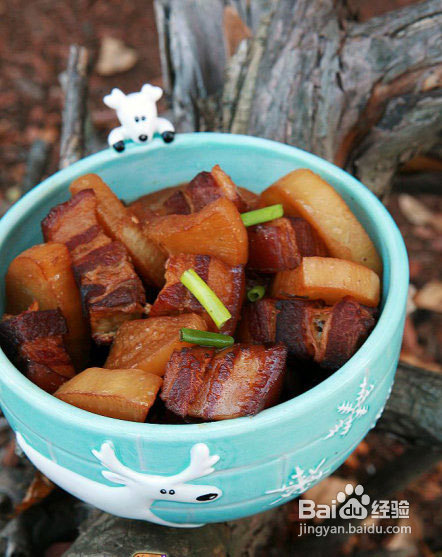 萝卜炒红烧肉的做法