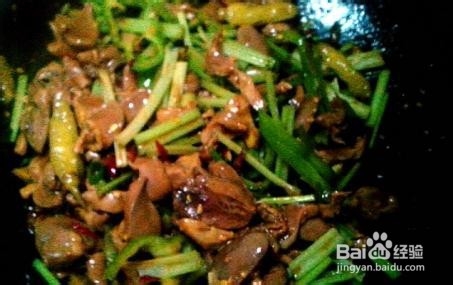 爆炒鸡杂的做法