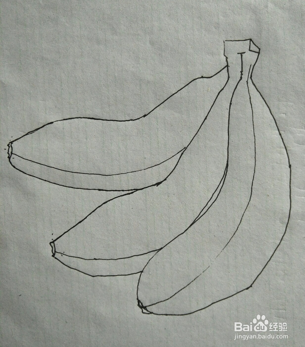 香蕉简笔画教学