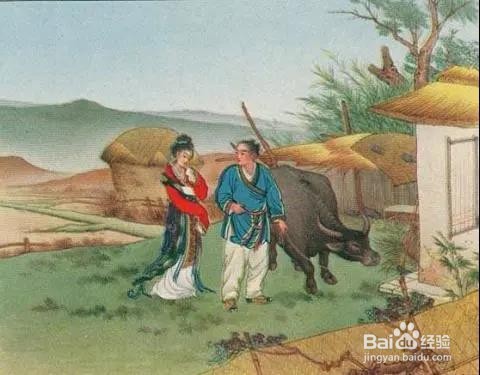 五年级课文的牛郎织女故事连环画以及配文字
