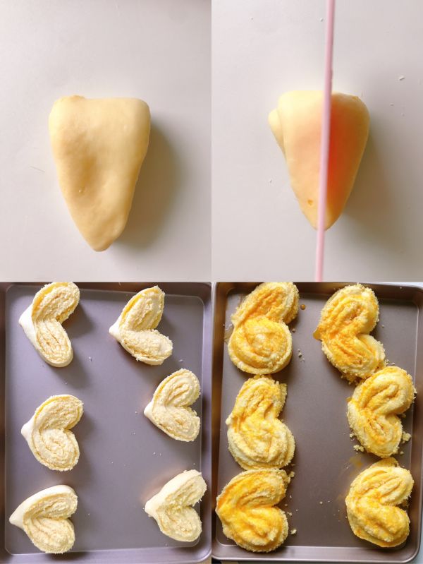 锁死这个配方爱心椰蓉面包