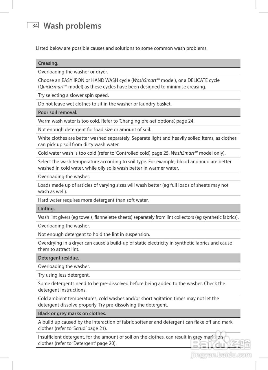 斐雪派克MW613洗衣机说明书:[4]