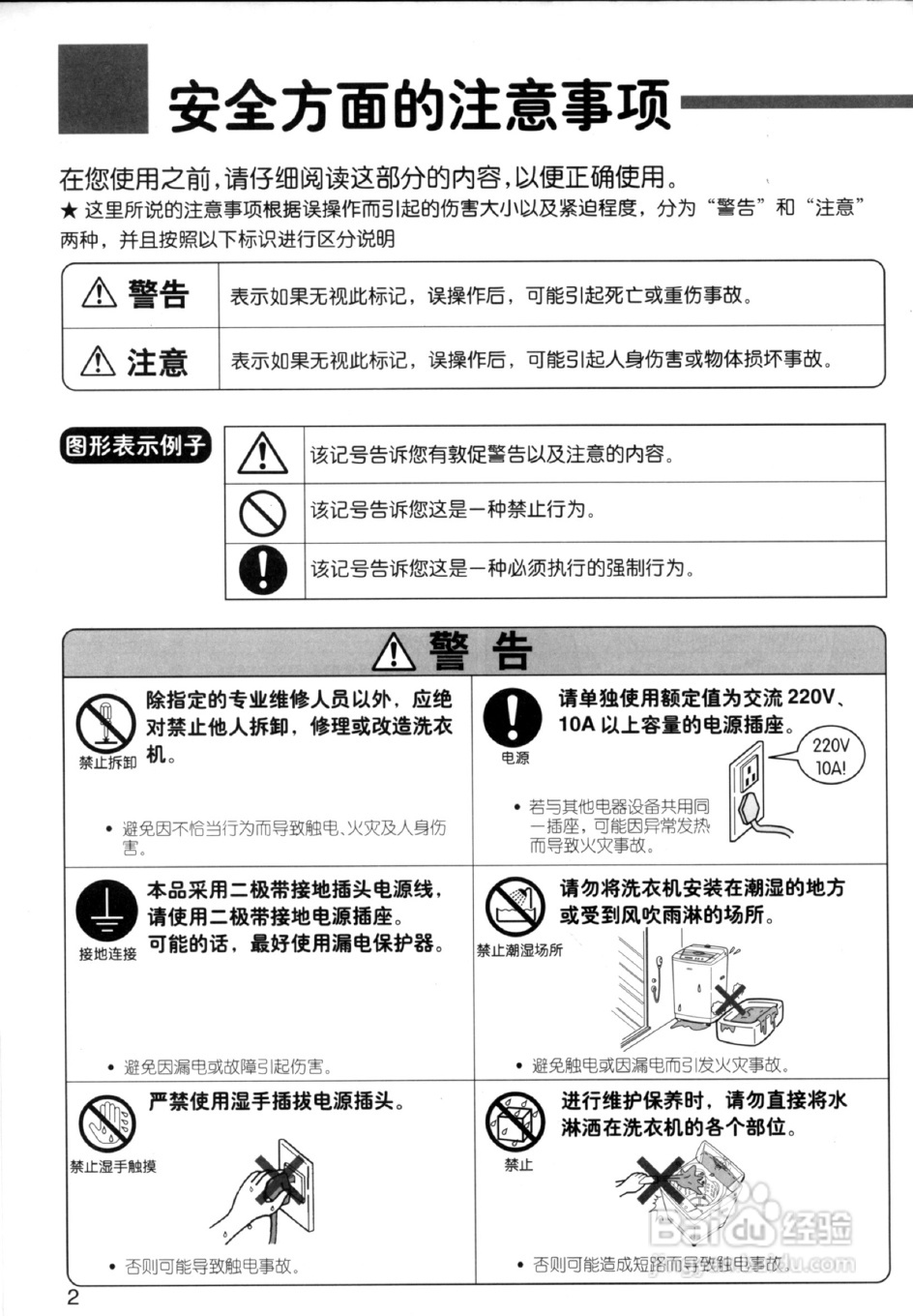 日立全自动洗衣机XQB50-S920使用说明书:[1]