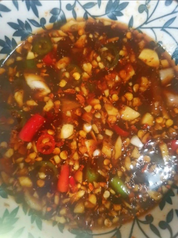空气炸锅蒜香青花椒粉丝金针菇