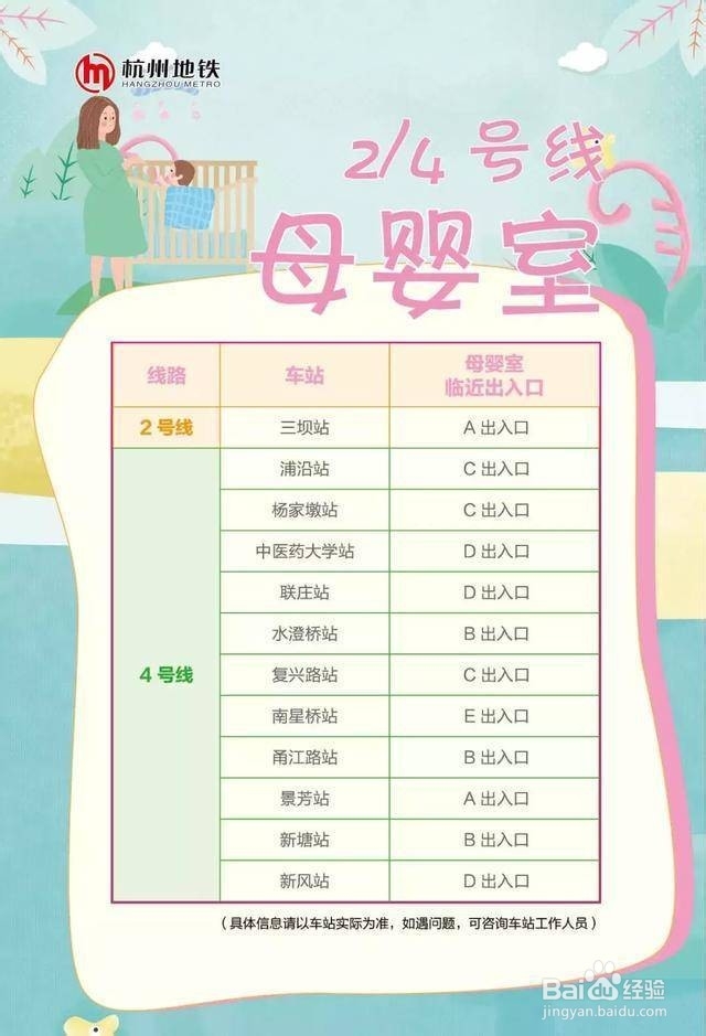 杭州各地铁线路厕所、公厕、洗手间，位置