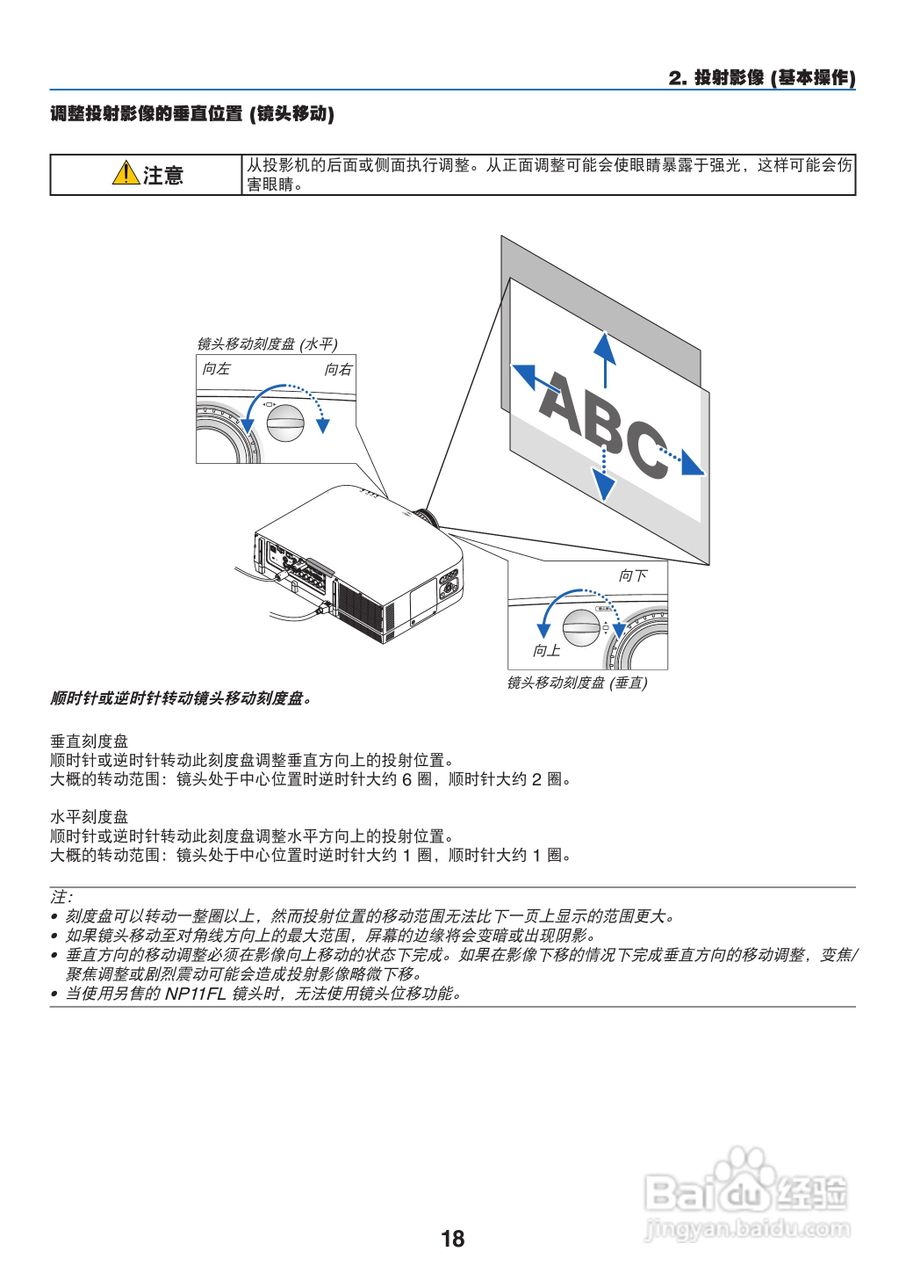 日电NP-PA550W+投影机说明书:[3]