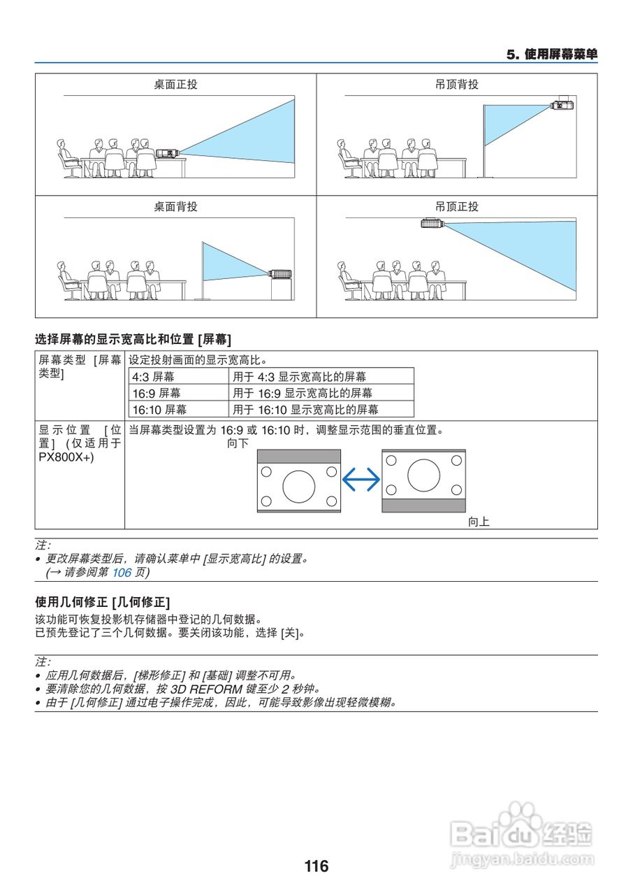 日电NP-PX800X+投影机说明书:[13]