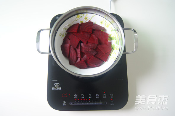 高颜值的补血补钙浓汤【甜根菜鹰嘴豆浓汤】