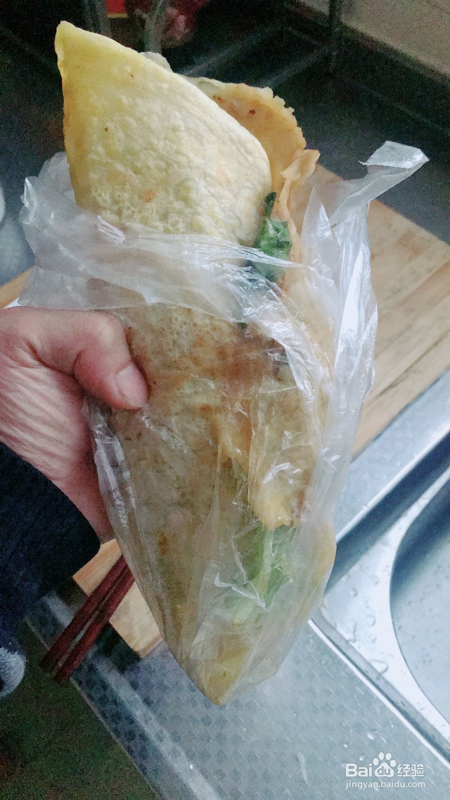 面糊葱油饼的做法